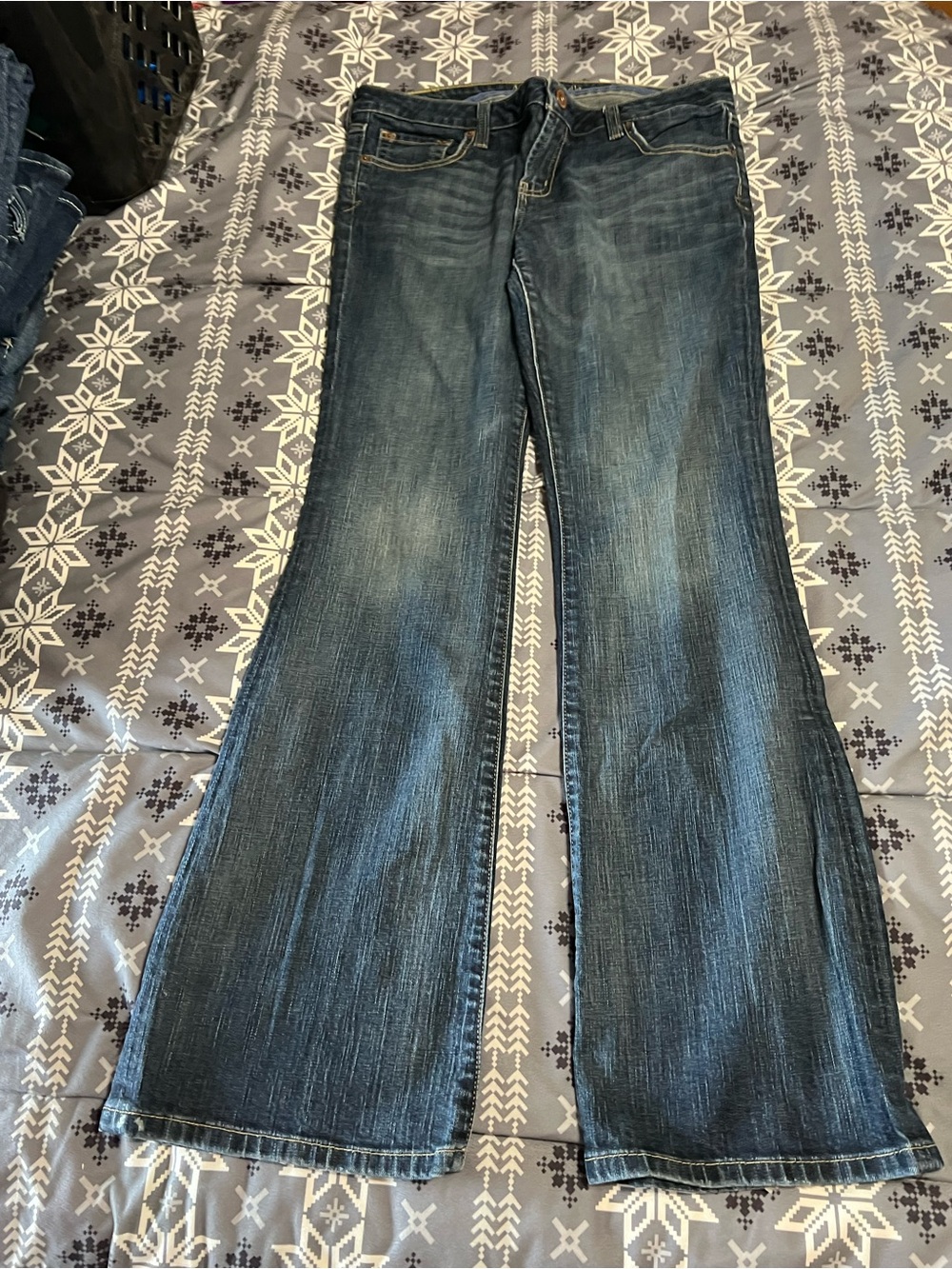 American Eagle Outfitters Dark Blue Flare Jeans